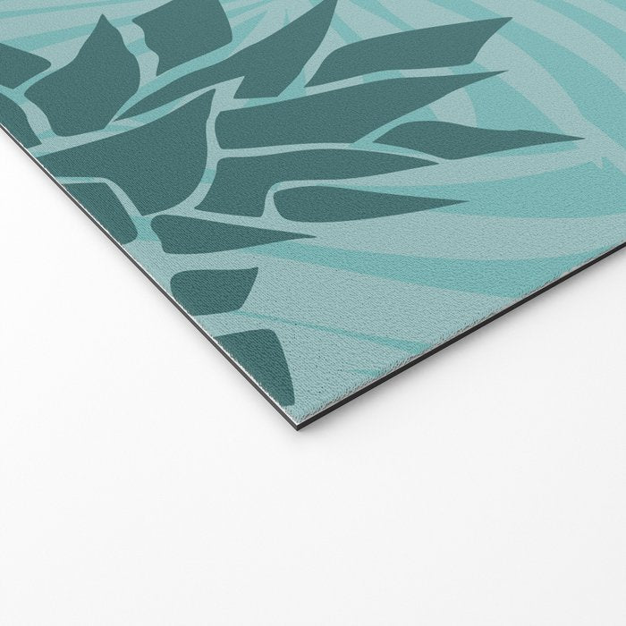 Summer, Pineapple Art, Pink, Turquoise, Teal Welcome Mat Gallery Image 2