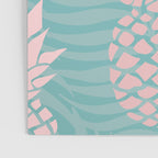 Summer, Pineapple Art, Pink, Turquoise, Teal Poster Gallery Image 3