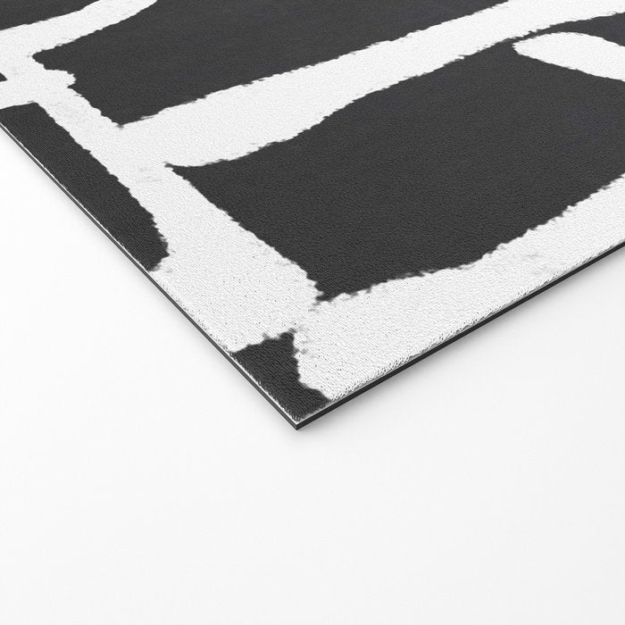 abstract-black and white Welcome Mat Gallery Image 2