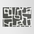 abstract-black and white Rug Gallery Image 2