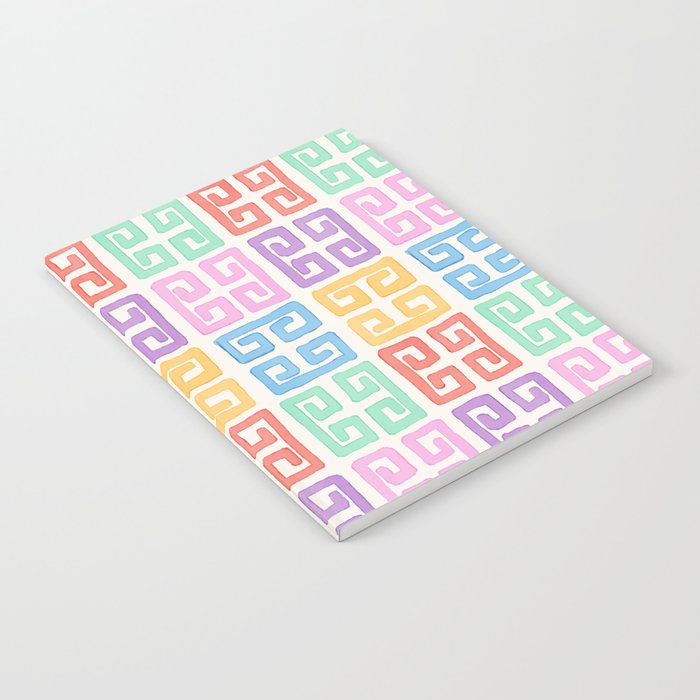 Colorful Greek Style Pattern Notebook Gallery Image 2