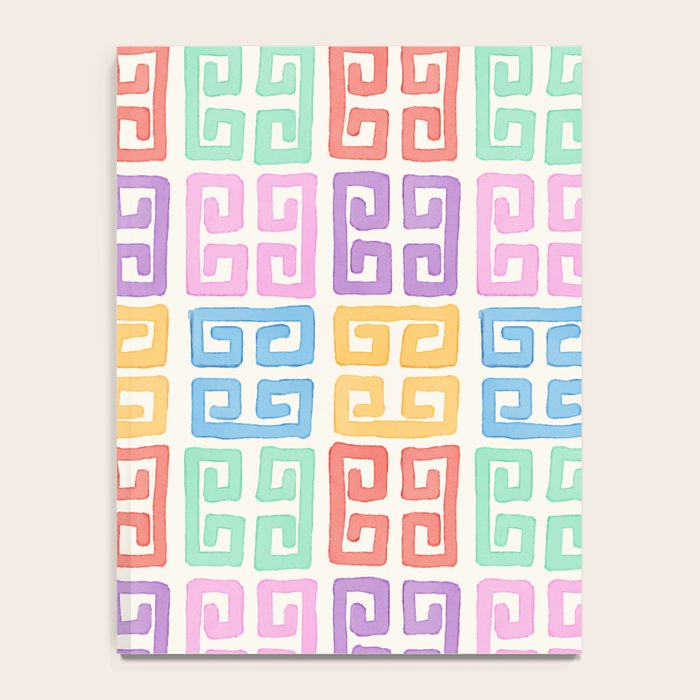 Colorful Greek Style Pattern Notebook Gallery Image 4