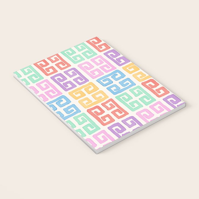 Colorful Greek Style Pattern Notebook Gallery Image 3