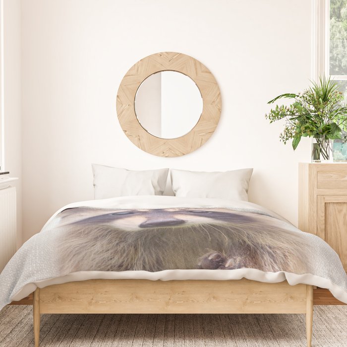 Raccoon - Colorful Duvet Cover Gallery Image 3