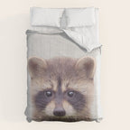 Raccoon - Colorful Comforter Gallery Image 6