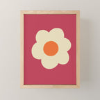 Magenta flower Mini Art Print Gallery Image 1