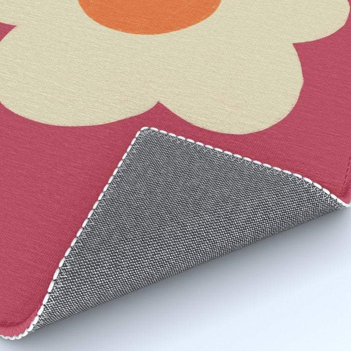 Magenta flower Rug Gallery Image 4