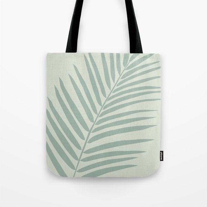 Palm Leaf Sage Tote Bag Gallery Image 1