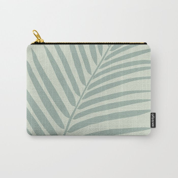 Palm Leaf Sage Carry All Pouch Gallery Image 1