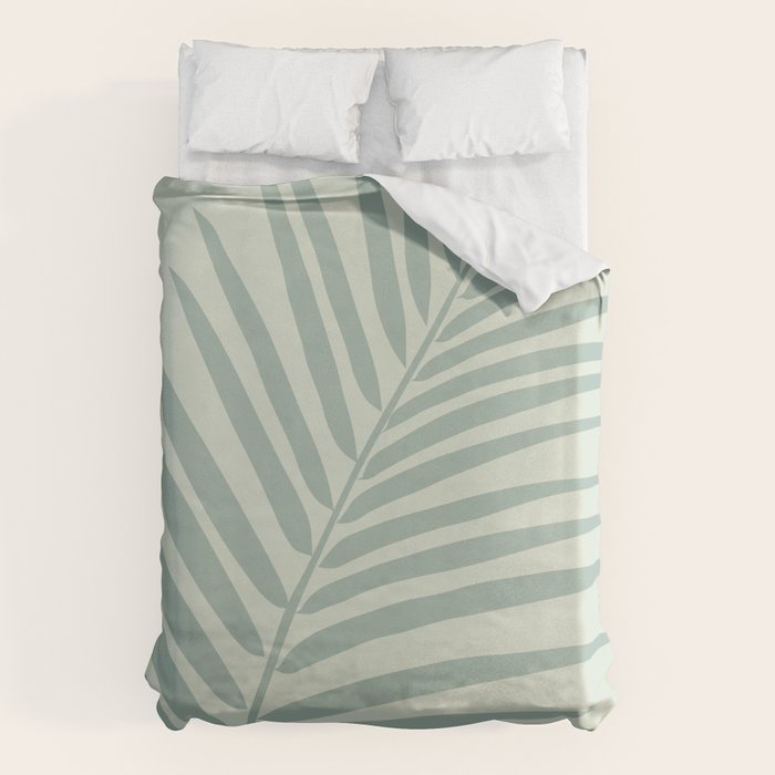 Palm Leaf Sage Duvet Cover Gallery Image 6