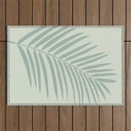 Palm Leaf Sage Outdoor Rug Gallery Image 1