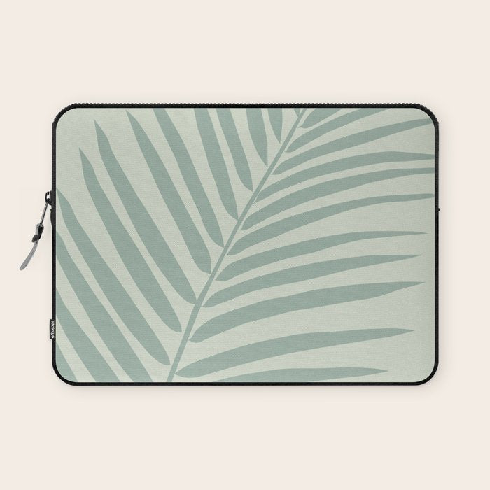 Palm Leaf Sage Laptop Sleeve Gallery Image 1