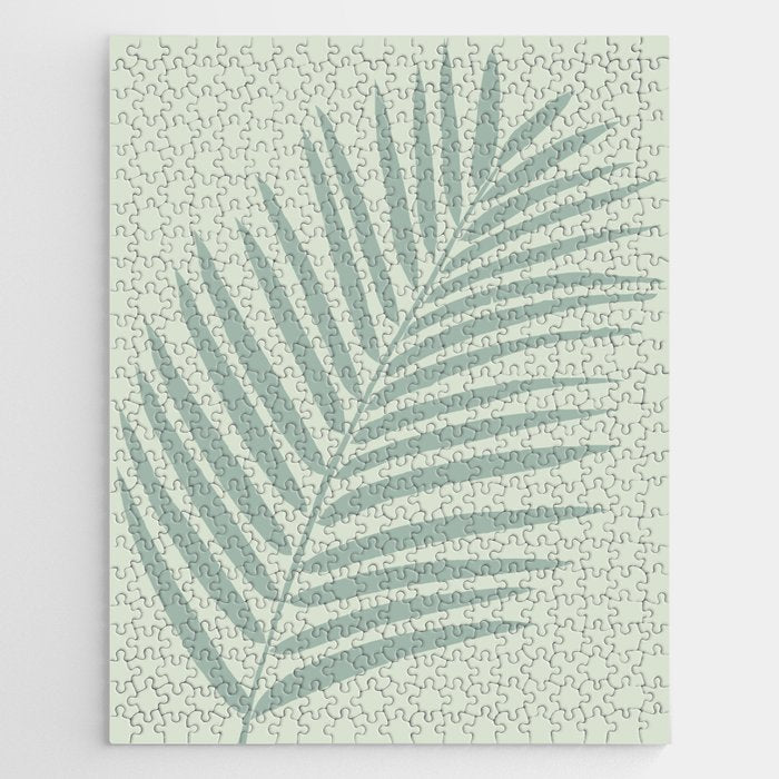 Palm Leaf Sage Jigsaw Puzzle Gallery Image 1