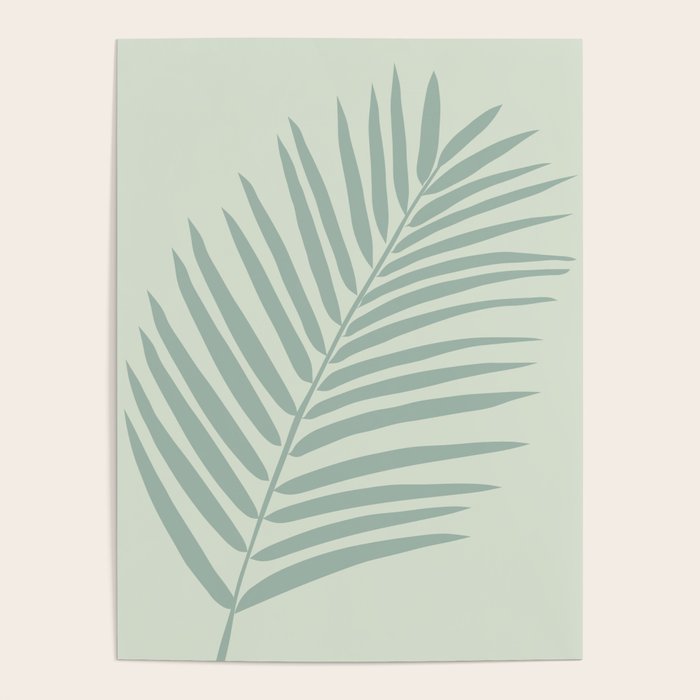 Palm Leaf Sage Poster Gallery Image 4