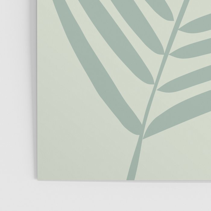 Palm Leaf Sage Poster Gallery Image 3