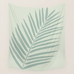 Palm Leaf Sage Wall Tapestry Gallery Image 4