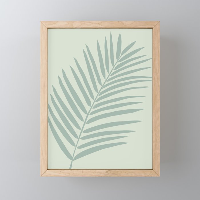 Palm Leaf Sage Mini Art Print Gallery Image 1