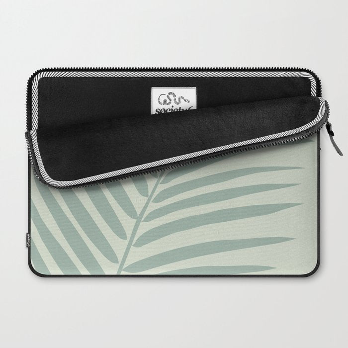 Palm Leaf Sage Laptop Sleeve Gallery Image 2