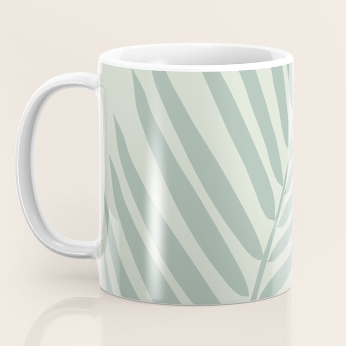 Palm Leaf Sage Coffee Mug Gallery Image 3