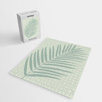 Palm Leaf Sage Jigsaw Puzzle Gallery Image 2