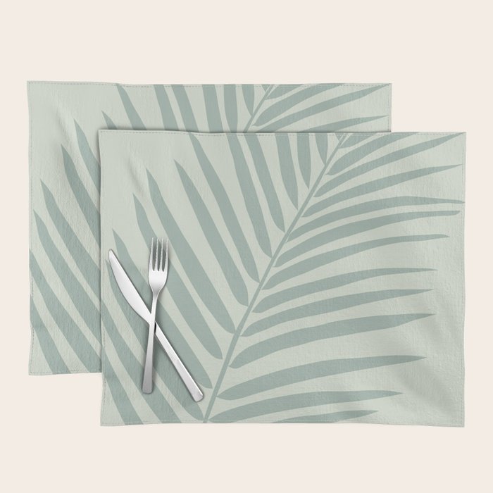 Palm Leaf Sage Placemat Gallery Image 1