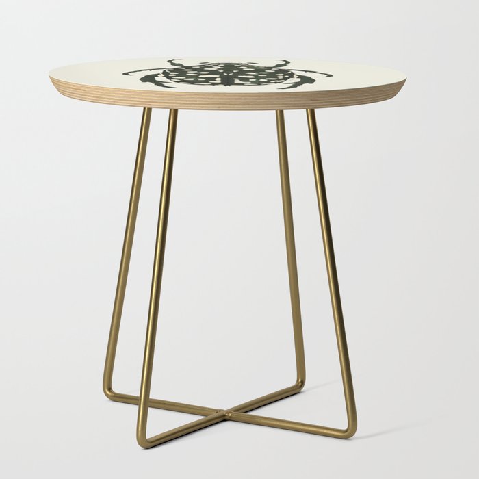 green beetle insect Side Table Gallery Image 1