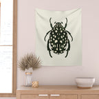 green beetle insect Wall Tapestry Gallery Image 2