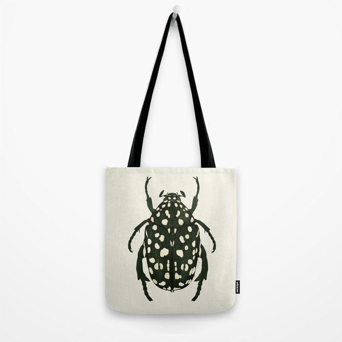 green beetle insect Tote Bag Gallery Image 2