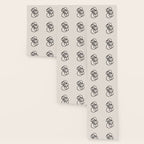 Bubble Rings Minimalist Modern Mid Century Black Ink Spirals Funky Nesting Rings Wallpaper Gallery Image 3
