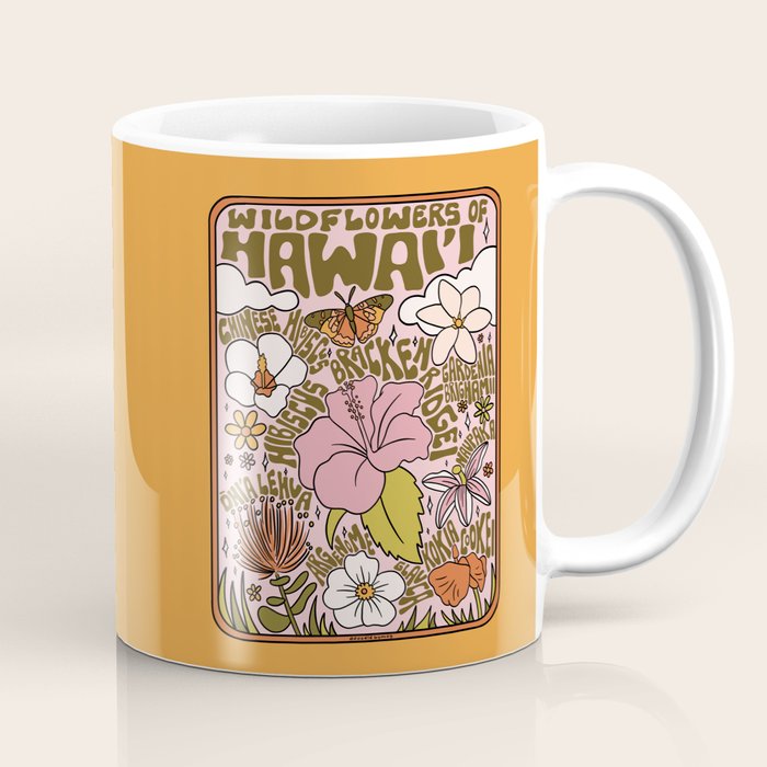 Hawaii Wildflowers Coffee Mug Gallery Image 1