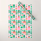 Oh What Fun - Red and Green Wrapping Paper Gallery Image 1