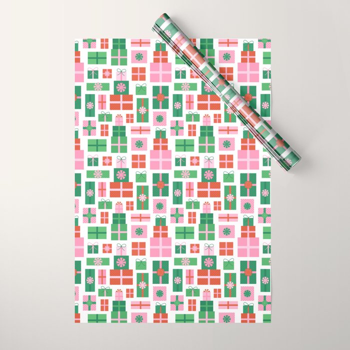 Oh What Fun - Red and Green Wrapping Paper Gallery Image 1