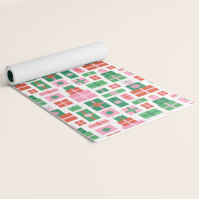 Oh What Fun - Red and Green Yoga Mat Gallery Image 2