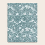 William Morris Strawberry Thief Soft Teal Notebook Gallery Image 4