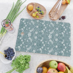 William Morris Strawberry Thief Soft Teal Cutting Board Gallery Image 2