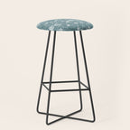 William Morris Strawberry Thief Soft Teal Stool Gallery Image 1