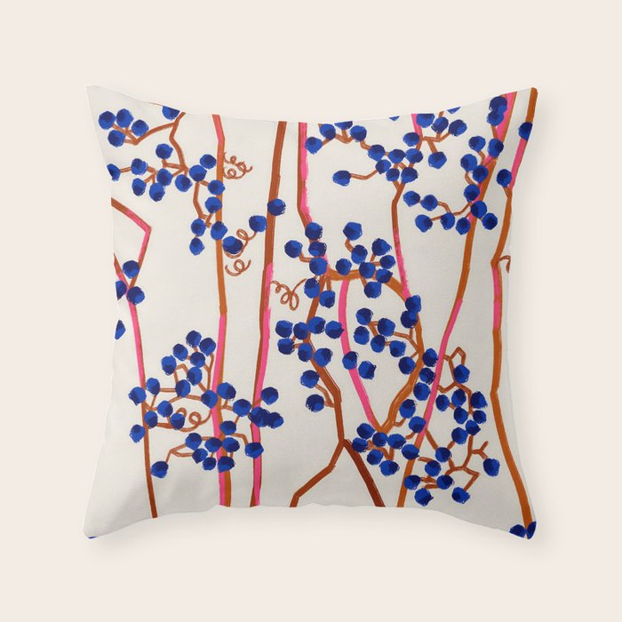 Berry Summer Throw Pillow Gallery Image 6