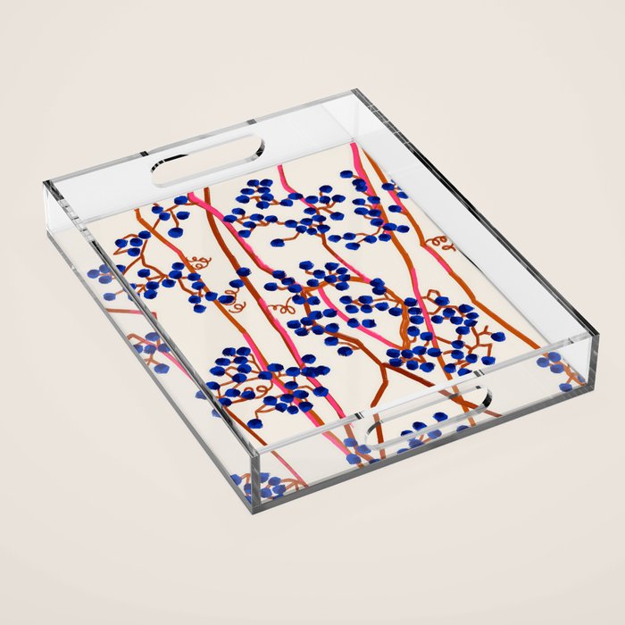 Berry Summer Acrylic Tray Gallery Image 1