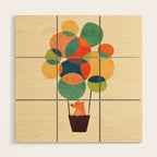 Whimsical Hot Air Balloon Wood Wall Art Gallery Image 1