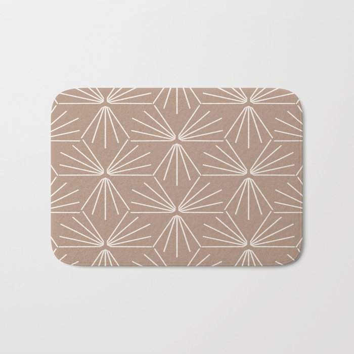SUN TILE BLUSH DARK Bath Mat Gallery Image 1