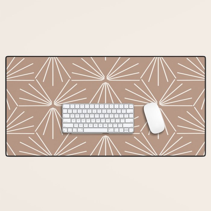 SUN TILE BLUSH DARK Desk Mat Gallery Image 1