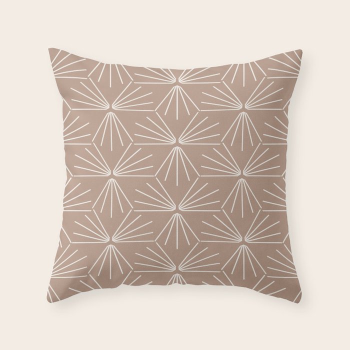 SUN TILE BLUSH DARK Throw Pillow Gallery Image 6