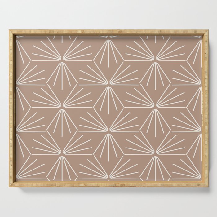 SUN TILE BLUSH DARK Serving Tray Gallery Image 1