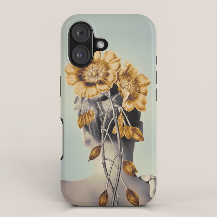WOMAN WITH FLOWERS 2 iPhone Case Gallery Image 1