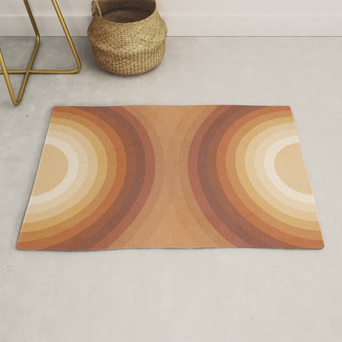 Double the Rainbow - Terracotta Rug Gallery Image 1