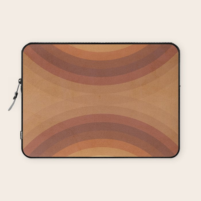 Double the Rainbow - Terracotta Laptop Sleeve Gallery Image 1