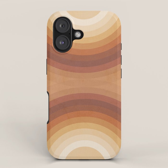 Double the Rainbow - Terracotta iPhone Case Gallery Image 1
