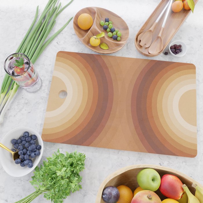 Double the Rainbow - Terracotta Cutting Board Gallery Image 2