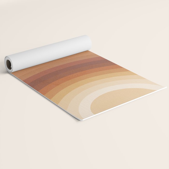 Double the Rainbow - Terracotta Yoga Mat Gallery Image 2