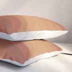 Double the Rainbow - Terracotta Pillow Sham Gallery Image 3